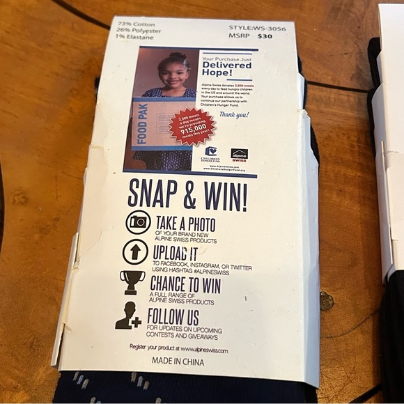 NEW Calvin Klein & Alpine Swiss Dress Socks 6 Pairs Mens Causal Business - Picture 6 of 7